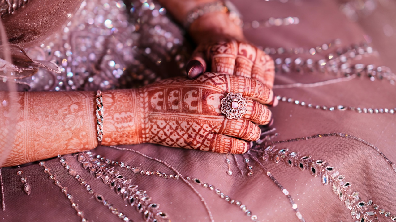 Rings and hand harness can also look great with minimal outfits