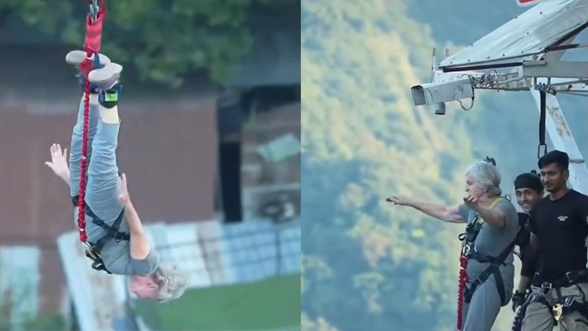 83-Year-Old British Woman Sets Record With 117-Metre Bungee Jump In Rishikesh