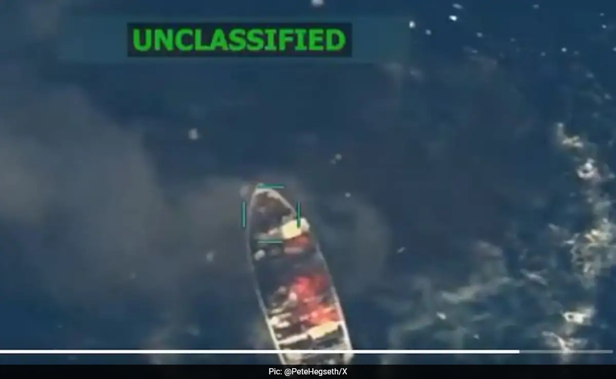 Video: 4 Killed In Latest US Strike On Alleged Pacific Drug Boat