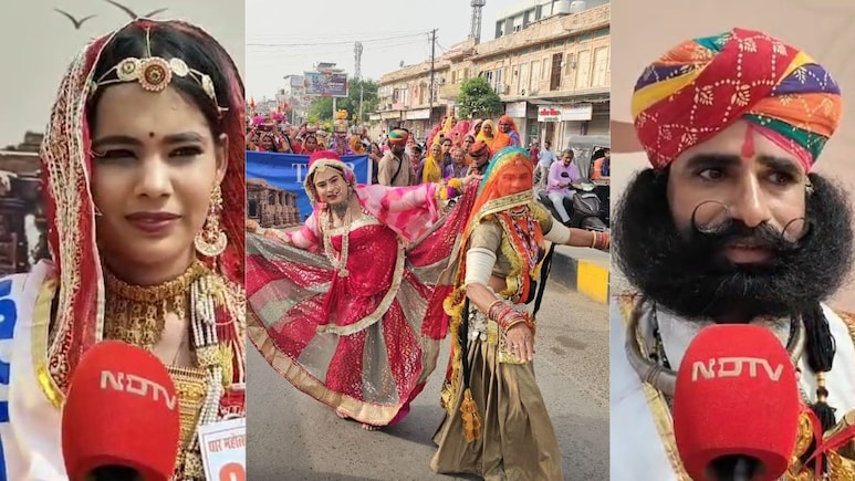 Thar Mahotsav 2025: बाड़मेर में थार की संस्कृति का उत्सव, धर्मेंद्र डाबी बने 'थार श्री' और नक्षत्री चौधरी 'थार सुंदरी' Thar Mahotsav 2025: बाड़मेर में थार की संस्कृति का उत्सव, धर्मेंद्र डाबी बने 'थार श्री' और नक्षत्री चौधरी 'थार सुंदरी'