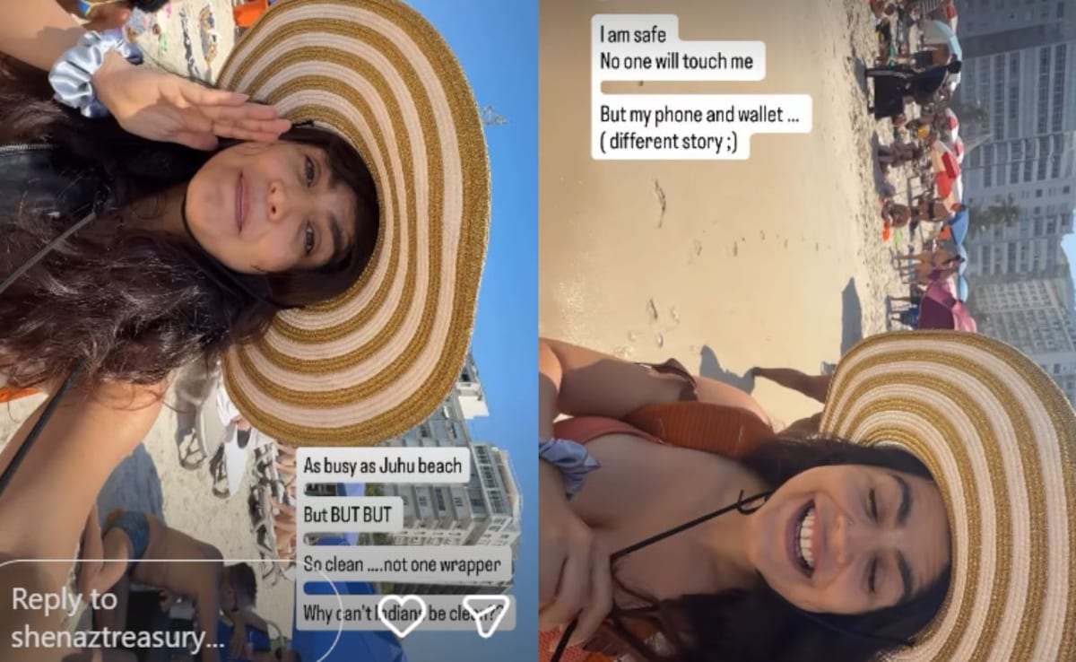Shenaz Treasury shared stories on Instagram about how Brazilian beaches are better than Indian beaches Shenaz Treasury shared stories on Instagram about how Brazilian beaches are better than Indian beaches