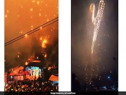 Chaos After Several Drones Catch Fire During Chinese Light Show, Sparks Fall On Crowd Chaos After Several Drones Catch Fire During Chinese Light Show, Sparks Fall On Crowd