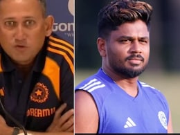 Aus vs Ind: संजू सैमसन वनडे टीम से क्यों बाहर, अगरकर का जवाब हजम नहीं हुआ, फैंस हुए खफा Aus vs Ind: संजू सैमसन वनडे टीम से क्यों बाहर, अगरकर का जवाब हजम नहीं हुआ, फैंस हुए खफा