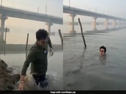 Video: BJP MLA Falls Into Yamuna While Filming Reel On 'Clean' River Video: BJP MLA Falls Into Yamuna While Filming Reel On 'Clean' River