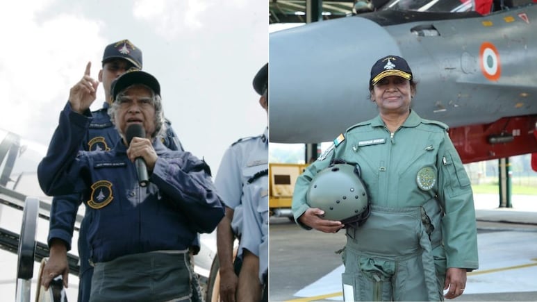 APJ Abdul Kalam To Droupadi Murmu: 10 Indian Leaders Who Flew In Fighter Jets APJ Abdul Kalam To Droupadi Murmu: 10 Indian Leaders Who Flew In Fighter Jets