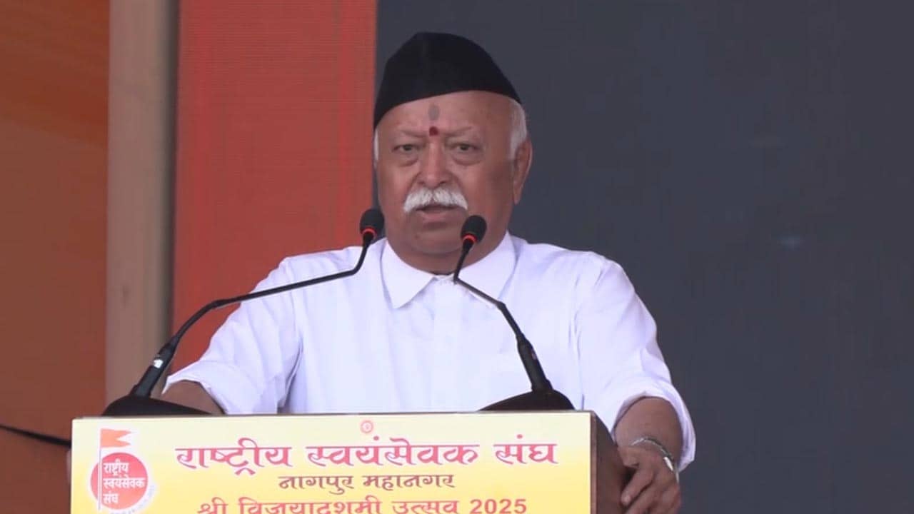 RSS Chief Mohan Bhagwat Addresses RSS Centenary Celebration