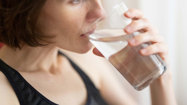 After eating fried and salty foods, your body holds onto water, leading to bloating