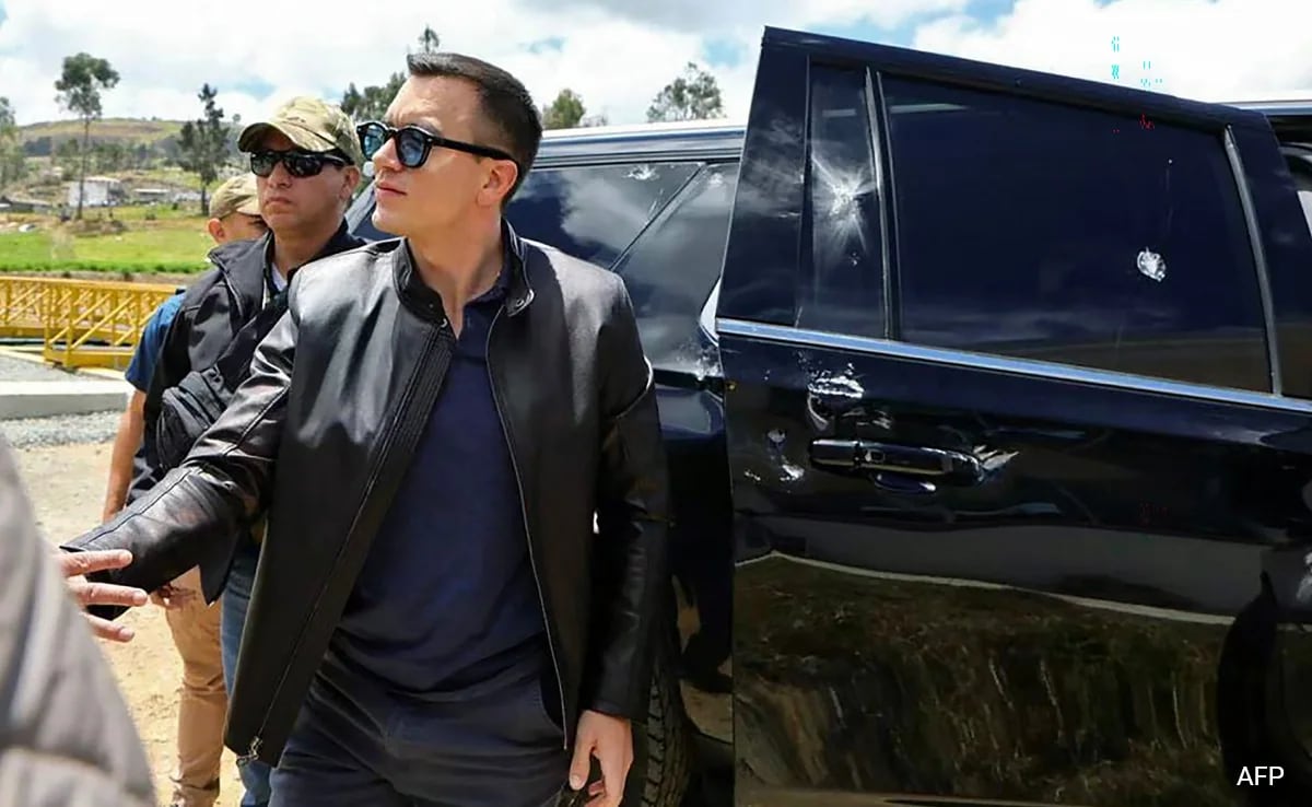 5 Detained After Alleged 'Assassination Attempt' On Ecuador President