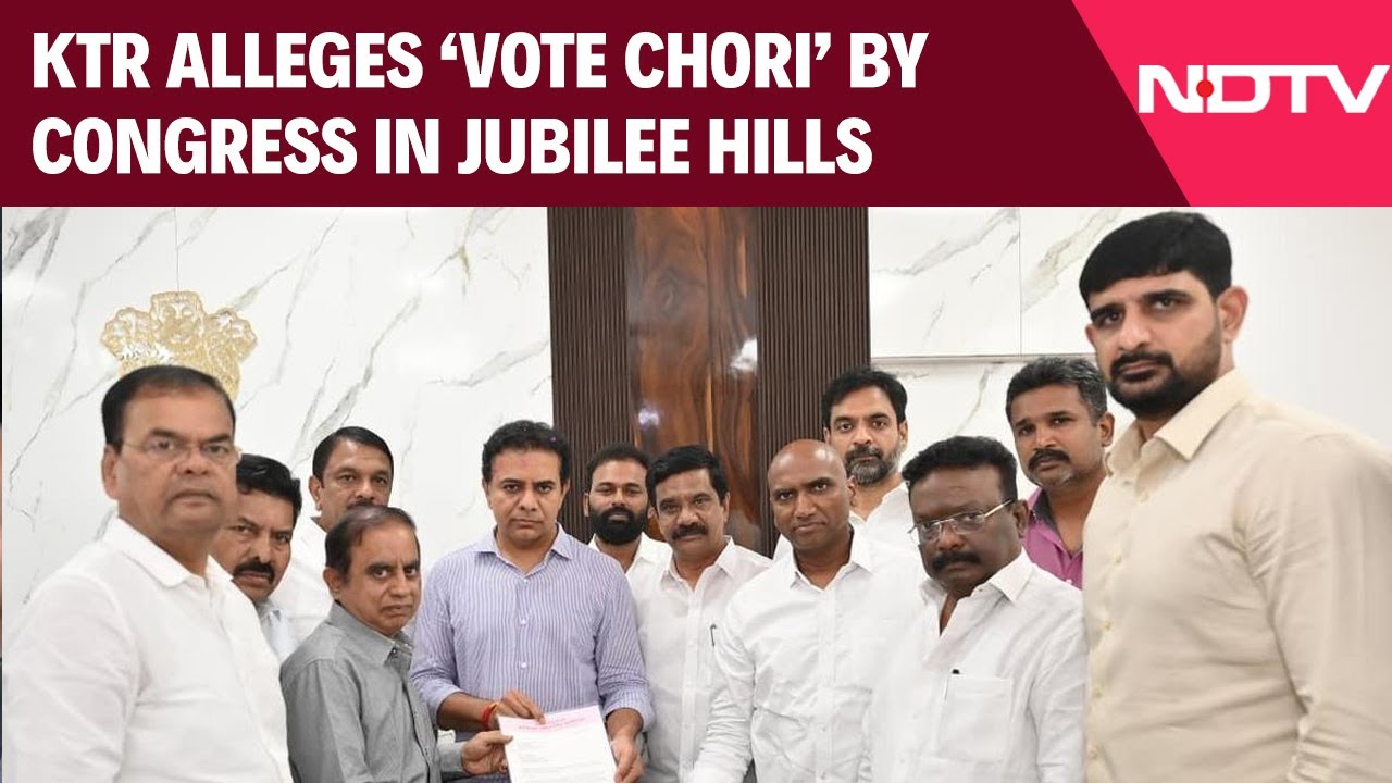 Telangana News Today | KTR Alleges 'Vote Chori' By Congress In Jubilee Hills, Says No Faith In ECI