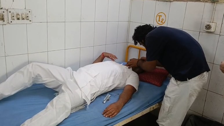 मधुमक्खियों के छत्ते से टकराया माता का ध्वज, विसर्जन के लिए जा रहे लोगों पर कर दिया हमला