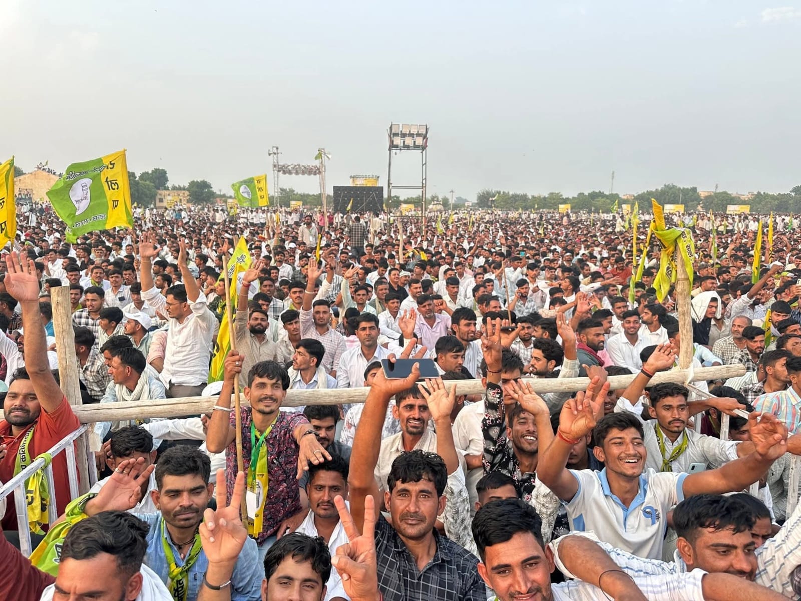 बीकानेर में RLP की महारैली बीकानेर में RLP की महारैली