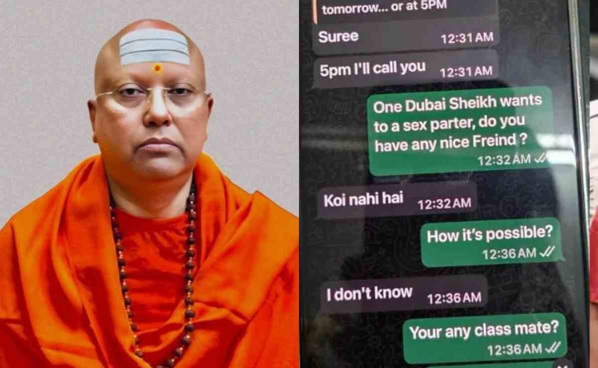 दुबई के शेख को सेक्स पार्टनर... लड़कियों से कैसी-कैसी गंदी बातें करता था चैतन्यनंद? डर्टी चैट्स में बड़ा खुलास