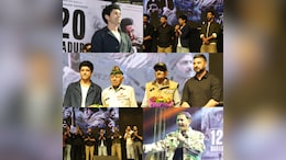 लखनऊ में फरहान अख्तर ने किया &lsquo;120 बहादुर&rsquo; के पहले गाने &lsquo;दादा किशन की जय&rsquo; का ग्रैंड लॉन्च