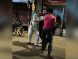 Video: BJP Worker Attacked By MLA In Bengal As Sand Mafia Row Turns Violent