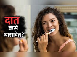 Dental Care: दात कसे घासायचे? डॉक्टरांनी सांगितली ब्रशिंगची योग्य पद्धत Dental Care: दात कसे घासायचे? डॉक्टरांनी सांगितली ब्रशिंगची योग्य पद्धत