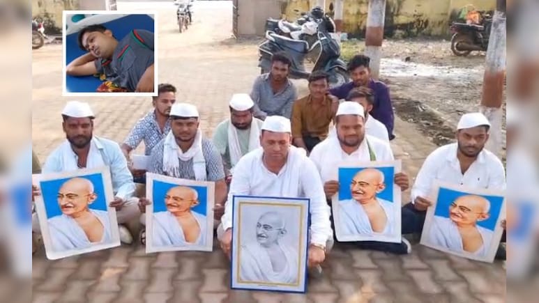 छत्तीसगढ़ में भोपाल जैसी घटना! गश्त के दौरान पुलिस ने युवक को पीटा; गंभीर घायल