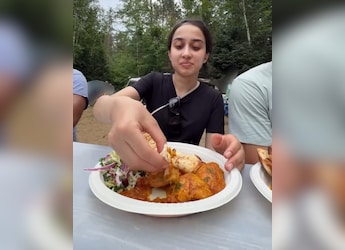 Pakistani-Canadian Family Cooks Grand Meals While Camping, Video Is Viral