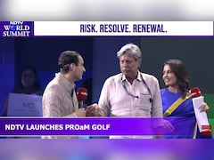'मैंने गोल्फ में क्रिकेट से ज्यादा दोस्त बनाए' एनडीटीवी वर्ल्ड समिट में बोले कपिल देव
