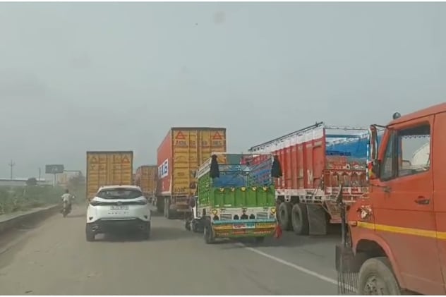 Jaipur Ajmer Highway Traffic Jam Jaipur Ajmer Highway Traffic Jam
