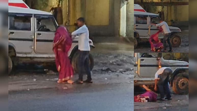 शहडोल में शराबी कपल का हाईवोल्टेज ड्रामा, पति ने बीच सड़क पर पत्नी को पीटा
