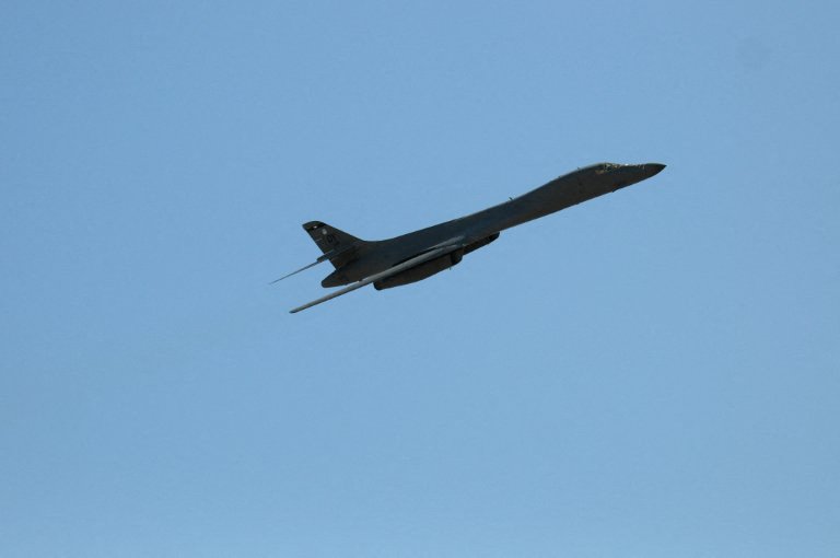 Report Claims US B-1B Bomber Flew Near Venezuela, Trump Calls It &quot;False&quot;