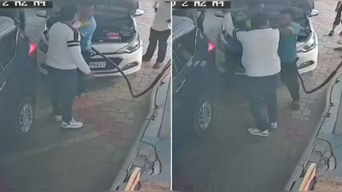 पेट्रोल पंप कर्मचारी को SDM ने मारा थप्पड़, कहा- मैं SDM हूं यहां का…फिर जो हुआ उसका CCTV वायरल हो गया