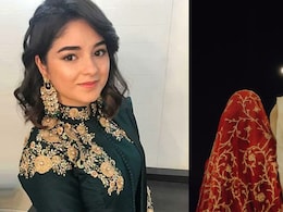 Dangal Actress Zaira Wasim Gets Married, Shares Photos From <i>Nikaah</i> Ceremony Dangal Actress Zaira Wasim Gets Married, Shares Photos From <i>Nikaah</i> Ceremony