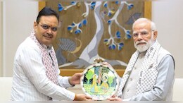 CM भजनलाल शर्मा ने पीएम नरेंद्र मोदी से की मुलाकात, 3 महीने के भीतर तीसरा दिल्ली दौरा