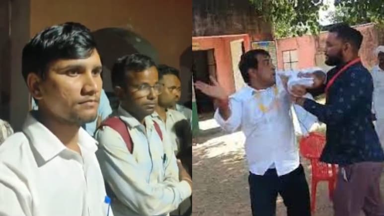 Rajasthan: टोंक में अब पटवारी ने मारा साथी को तमाचा, यहीं हुआ था नरेश मीणा का थप्पड़ कांड Rajasthan: टोंक में अब पटवारी ने मारा साथी को तमाचा, यहीं हुआ था नरेश मीणा का थप्पड़ कांड