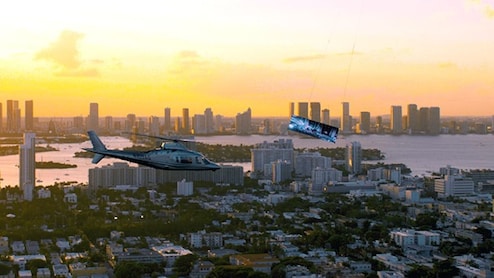 Xbox Flies Giant Screen Over Miami To Set Gaming World Record