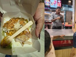Viral: Bengaluru Customer Finds Rotten Meat In KFC Chicken Burger, Company Responds Viral: Bengaluru Customer Finds Rotten Meat In KFC Chicken Burger, Company Responds