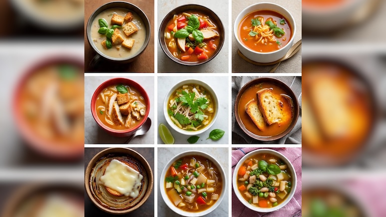 पूरी ठंड इम्यूनिटी नहीं होगी कमजोर, बस डाइट में शामिल करें ये हेल्दी और टेस्टी सूप, नोट करें रेसिपी पूरी ठंड इम्यूनिटी नहीं होगी कमजोर, बस डाइट में शामिल करें ये हेल्दी और टेस्टी सूप, नोट करें रेसिपी