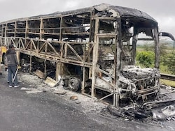 Owner Of Travel Agency Arrested In Andhra Bus Tragedy That Killed 20