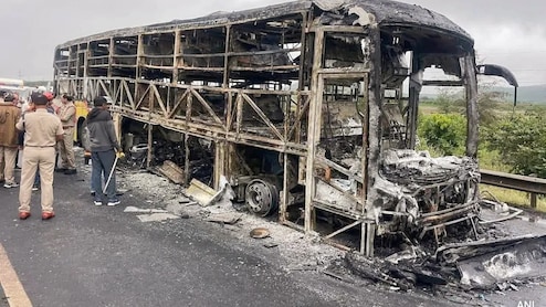 Owner Of Travel Agency Arrested In Andhra Bus Tragedy That Killed 20