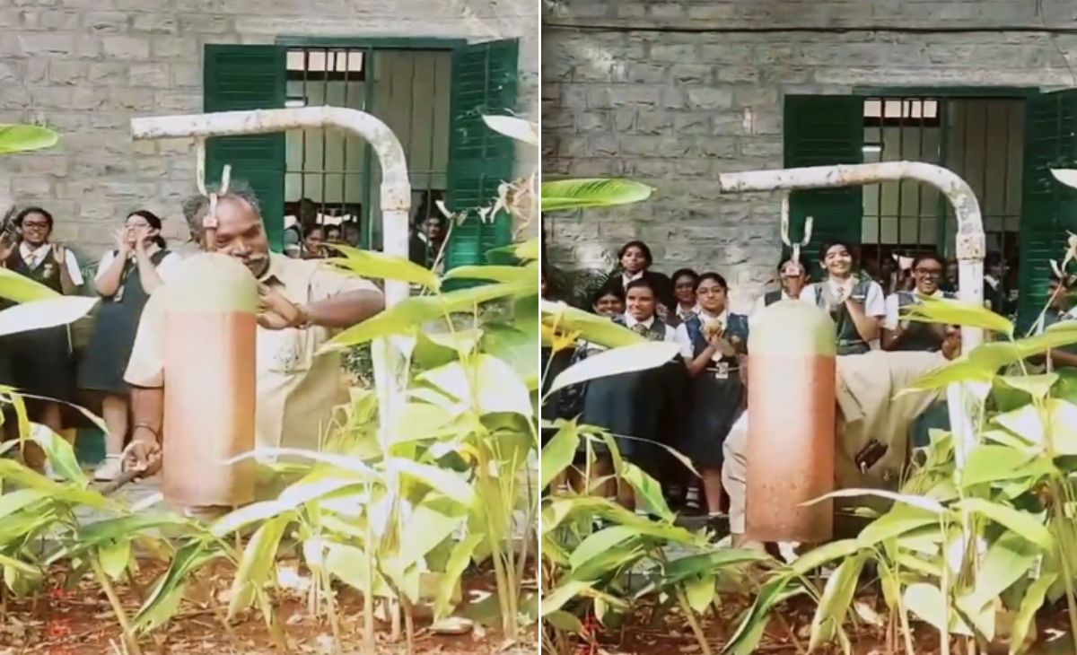 Viral Video: 38 साल बाद आखिरी बार छुट्टी के लिए घंटी बजाता शख्स...  इंटरनेट पर छाया यह वीडियो