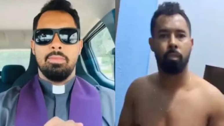 "Just Showering": Topless Priest Caught With Churchgoer's Fiance Under Sink "Just Showering": Topless Priest Caught With Churchgoer's Fiance Under Sink