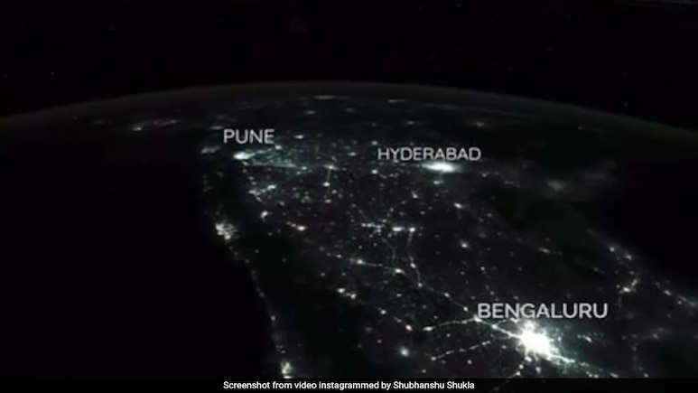 "Pune Sparkles, Bengaluru Shimmers": Shubhanshu Shukla Posts Video Of India From Space On Diwali "Pune Sparkles, Bengaluru Shimmers": Shubhanshu Shukla Posts Video Of India From Space On Diwali