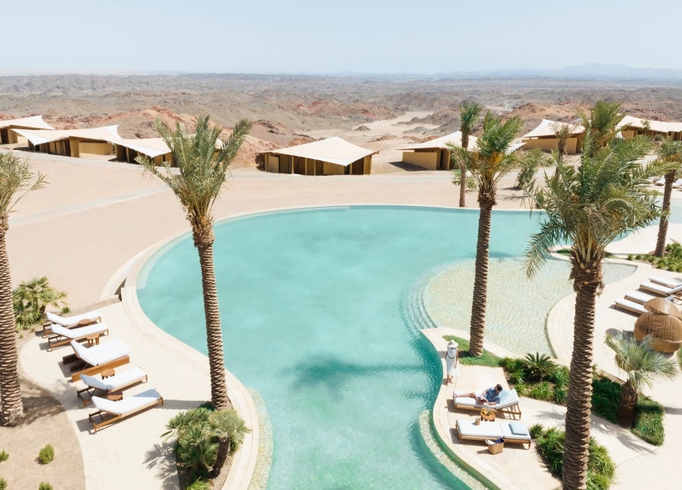 The pool is located at the highest point of the resort. Photo: Six Senses The pool is located at the highest point of the resort. Photo: Six Senses