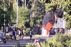 Zubeen Garg's Fans Torch Police Van, Pelt Stones Outside Baksa Jail In Assam Zubeen Garg's Fans Torch Police Van, Pelt Stones Outside Baksa Jail In Assam