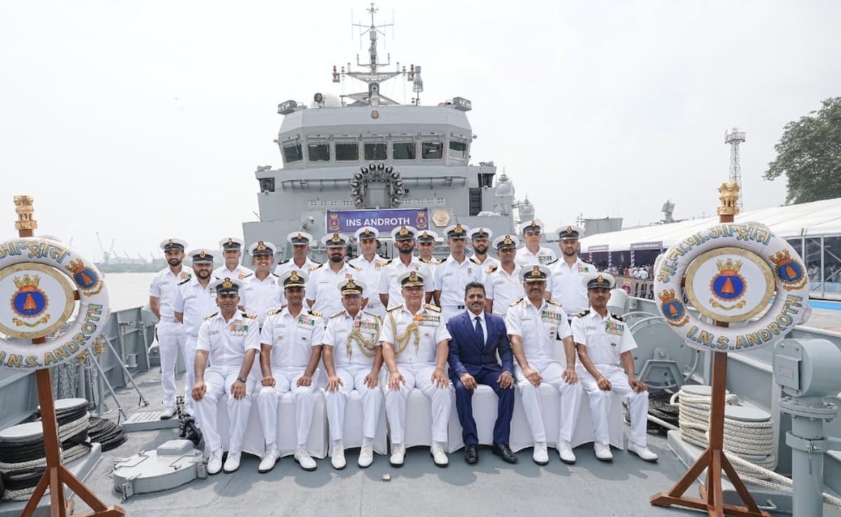Indian Navy Commissions Anti-Submarine Warfare Vessel In Visakhapatnam
