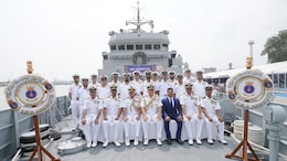 Indian Navy Commissions Anti-Submarine Warfare Vessel In Visakhapatnam