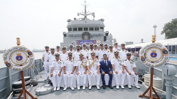 Indian Navy Commissions Anti-Submarine Warfare Vessel In Visakhapatnam