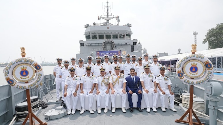 Indian Navy Commissions Anti-Submarine Warfare Vessel In Visakhapatnam