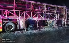 Updates: Bengaluru-Bound Bus Catches Fire After Hitting Bike, 20 Dead