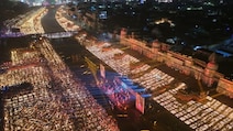 In Pics: Ayodhya Sets Record By Lighting 26 Lakh Diyas Ahead Of Diwali