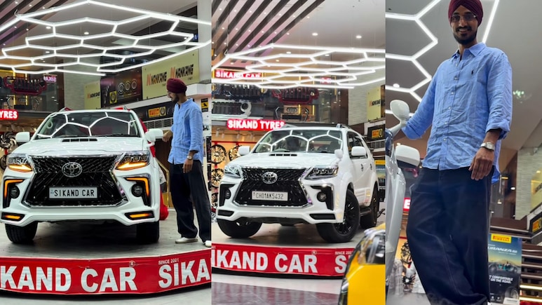 Cricketer Arshdeep Singh's Toyota Fortuner Gets A Luxury Makeover With Lexus Body Kit