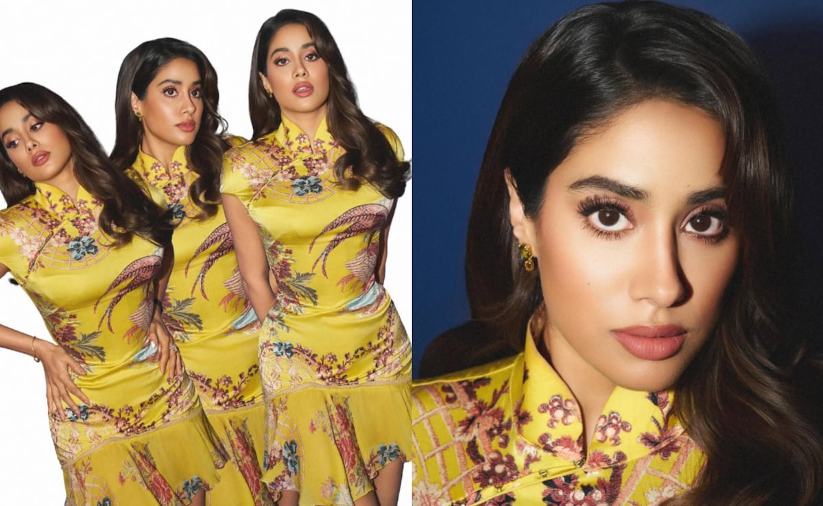 Janhvi Kapoor stuns in a yellow dress. Photo: Instagram/janhvikapoor Janhvi Kapoor stuns in a yellow dress. Photo: Instagram/janhvikapoor