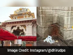Watch: Renovated UP Temple Corridor Desecrated With Paan Stains, Litter