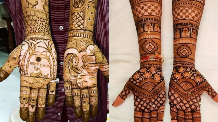 Chhath Puja 2025 Mehndi Design Photos: छठ पर्व पर यहां से डिजाइन देखकर लगाएं हाथों में मेहंदी, हर कोई करेगा तारीफ