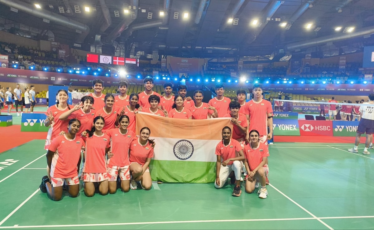 Historic Win for India at BWF World Junior Mixed Team Championships